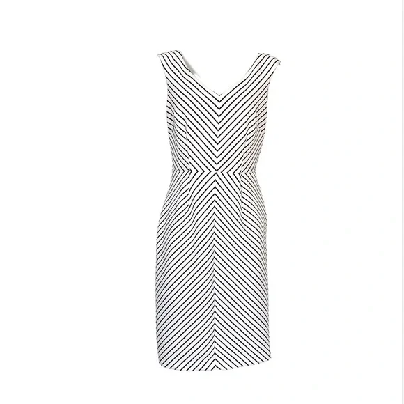Adrianna Papell | Dresses | Adrianna Papell White And Black Striped Sleeveless Dress | Poshmark Adrianna Papell | Dresses | Adrianna Papell White And Black Striped Sleeveless Dress | Poshmark